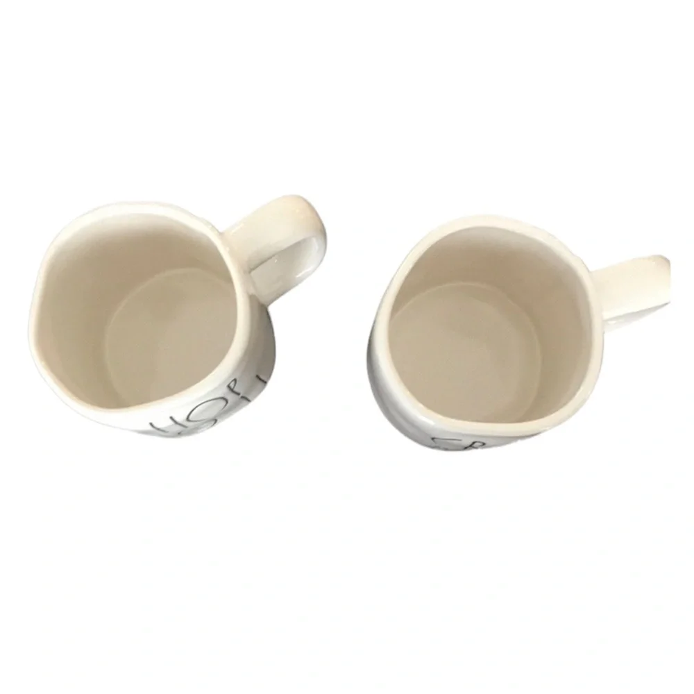 Rae Dunn Hop To It Crack Me Up 2 Pack Mugs Easter NEW in Box